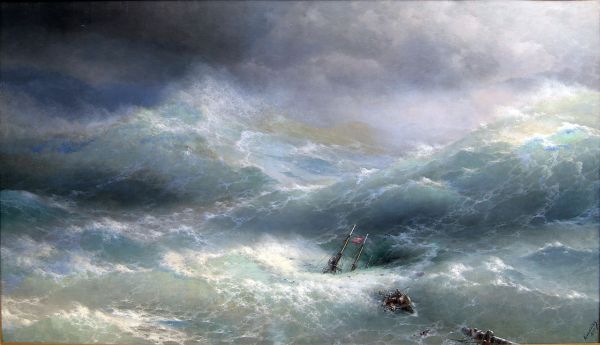 Ivan Aivazovsky Painting - Marine Art - Translucent Waves
